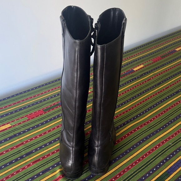Cole Haan Katrina Knee-High Riding Boots Black Leather Size 9.5B - Picture 10 of 14